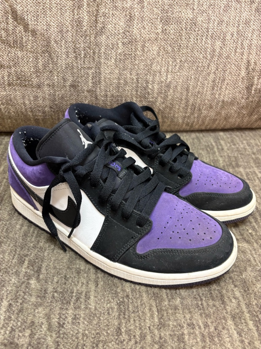 Nike Air Jordan 1 Low Court Purple - Men's sz8 553558-125